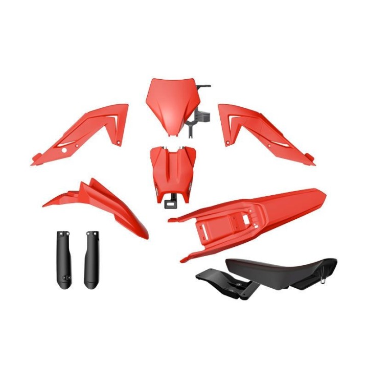 RACETECH (rtech) komplet plastików z osłonami teleskopów i siedzeniem talaria sting MX4 / MX5 / TL 4000 / 5500 '23-'25