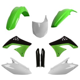 POLISPORT komplet plastików (full kit) kawasaki kx 450F '09-'11 w zestawie tablica przednia (8656800002) i osłony amortyzarorów…