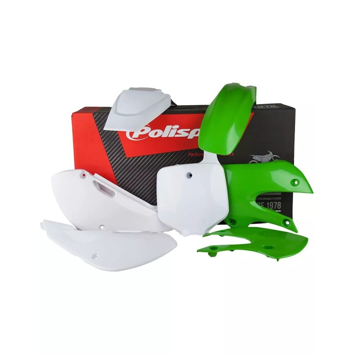 POLISPORT komplet plastików kawasaki kx 65 '00-'25 w zestawie tablica przednia (8661500010)