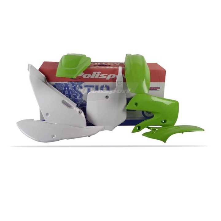 POLISPORT komplet plastików kawasaki kx 65 '00-'25 w zestawie tablica przednia (8661500010)