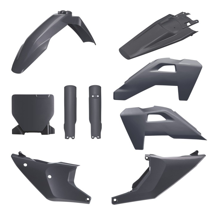 POLISPORT komplet plastików (full kit) husqvarna tc/fc/tx/fx '25-'26 w zestawie osłona lampy (8671700003) oraz osłony amortyzat…