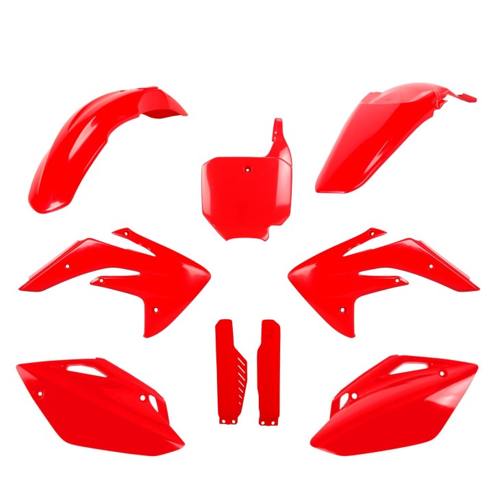 POLISPORT komplet plastików (full kit) honda crf 150 '07-'25 w zestawie tablica przednia (8663200004) i osłony amortyzarorów (8…
