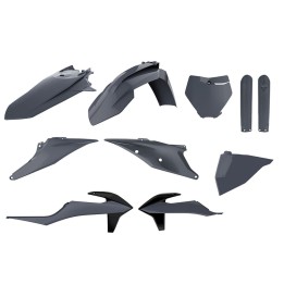POLISPORT komplet plastików (full kit) ktm sx/sx-f '19-'22 w zestawie tablica przednia (8666400007) i osłony amortyzatorów (839…