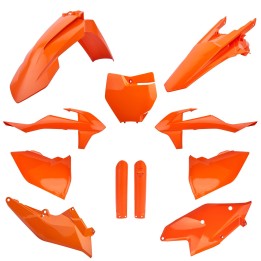 POLISPORT komplet plastików ktm sx/sx-f '16-'18 w zestawie tablica przednia (8666400006)