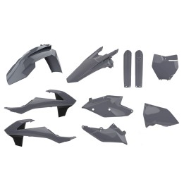 POLISPORT komplet plastików (full kit) ktm sx/sx-f '16-'18 w zestawie tablica przednia (8664900007) i osłony amortyzatorów (839…