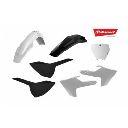 POLISPORT komplet plastików husqvarna tc/fc '16-'18 w zestawie tablica przednia (8665800002)
