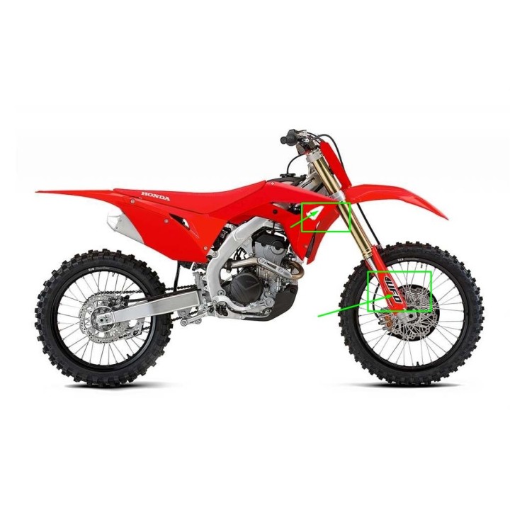 UFO komplet plastików honda crf 250R '18-'21, crf 450R '17-'20