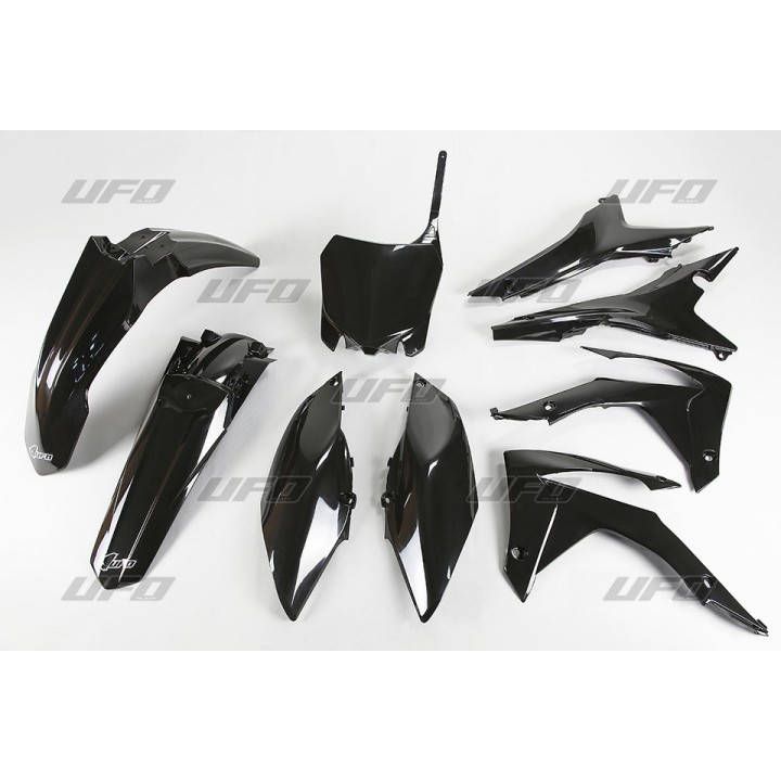 UFO komplet plastików honda crf 250R 14-17, crf 450R 13-16 z osłonami filtra powietrza