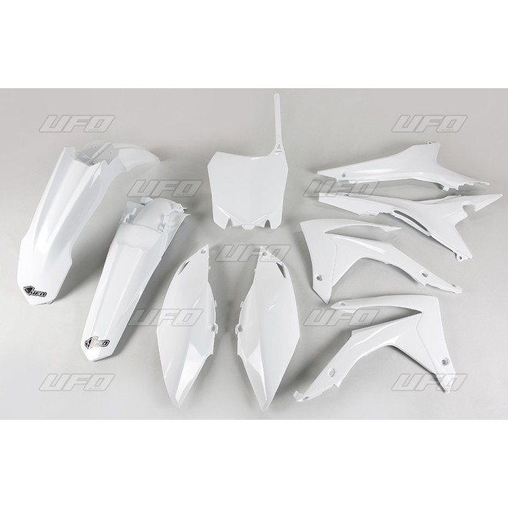 UFO komplet plastików honda crf 250R 14-17, crf 450R 13-16 z osłonami filtra powietrza