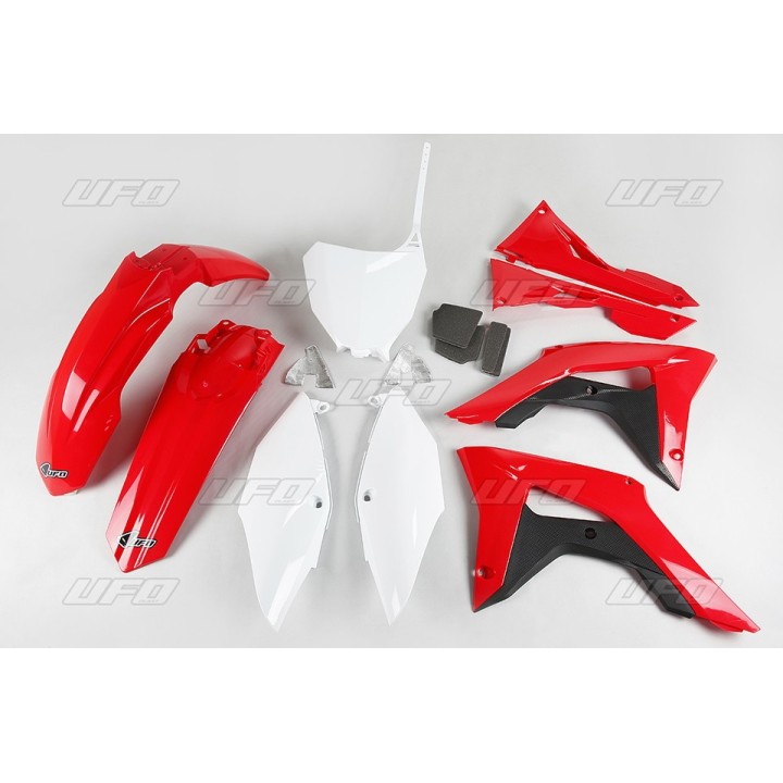 UFO komplet plastików honda crf 250R '18-'21, crf 450R '17-'20 z osłonami filtra powietrza