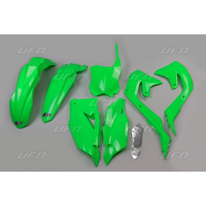 UFO komplet plastików kawasaki kxf 250 '21-24, kxf 450 '19-23