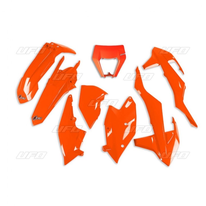 UFO komplet plastików ktm exc/exc-f tpi '17-'19 z osłoną lampy