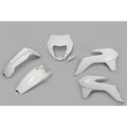 UFO komplet plastików ktm exc/excf '14-'16 z osłoną lampy