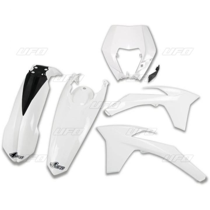 UFO komplet plastików ktm exc/excf '12-'13 z osłoną lampy