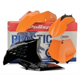 POLISPORT komplet plastików ktm SX 85 '13-'17 zestaw zawiera osłonę amortyzatora tył (8906200001)