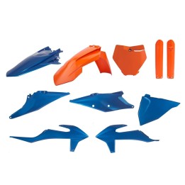 POLISPORT komplet plastików (full kit) ktm sx/sx-f '19-'22 w zestawie tablica przednia (8666400001) i osłony amortyzatorów (839…