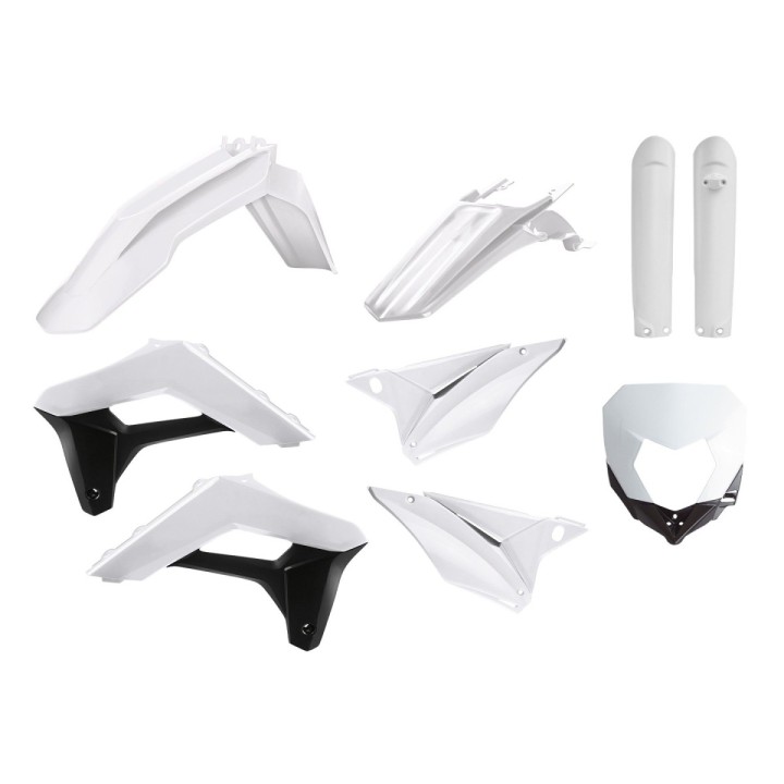 POLISPORT komplet plastików (full kit) sherco se-r/sef-r '17-'23 w zestawie osłona lampy (8679800001) i osłony amortyzatorów (8…