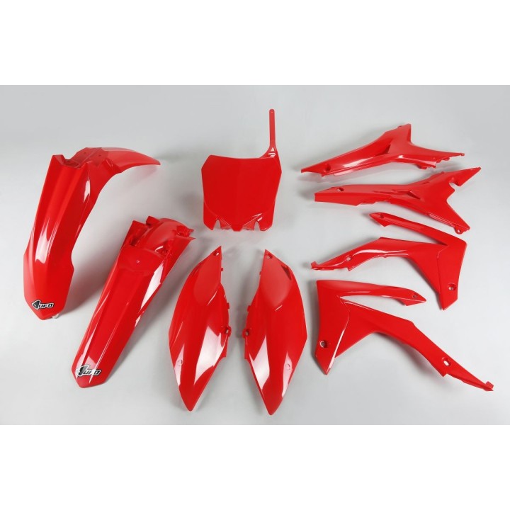 UFO komplet plastików honda crf 250R '14-17, crf 450R '13-16 z osłonami filtra powietrza