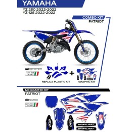 UFO komplet plastików YAKIT324999 plus komplet naklejek (oklein) yamaha yz 125/250 '22 w zestawie przednia tablica (YA04860) or…
