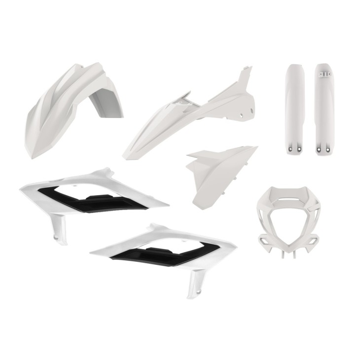 POLISPORT komplet plastików (full kit) beta rr 2T/4T '23-'24 w zestawie osłona lampy (8667300004) i osłony amortyzatorów (86673…
