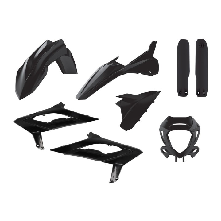 POLISPORT komplet plastików (full kit) beta rr 2T/4T '23-'24 w zestawie osłona lampy (8667300002) i osłony amortyzatorów (83991…