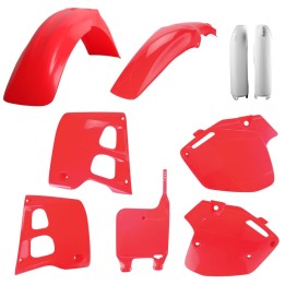 POLISPORT komplet plastików (full kit) honda cr 125 '91-'92; cr 250 '90-'91 w zestawie tablica przednia (8680700002) i osłony a…