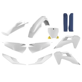 POLISPORT komplet plastików (full kit) husqvarna tc/fc tpi '19-'22 w zestawie tablica przednia (8666500006) i osłony amortyzato…