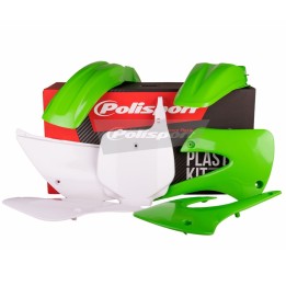 POLISPORT komplet plastików kawasaki kx 85 '99-'13; kx 100/112 '99-'13 w zestawie tablica przednia (8662900002)
