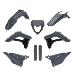POLISPORT komplet plastików (full kit) sherco se-r/sef-r '24 w zestawie osłona lampy (8681100011) i osłony amortyzatorów (83986…