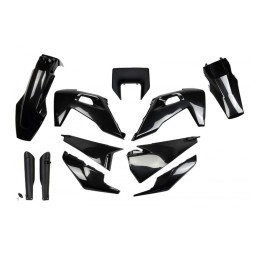 UFO komplet plastików (full kit) z osłonami teleskopów (amortyzatorów) husqvarna tx / te 125 / 150 / 250 / 300 '20-'22, fe 250…