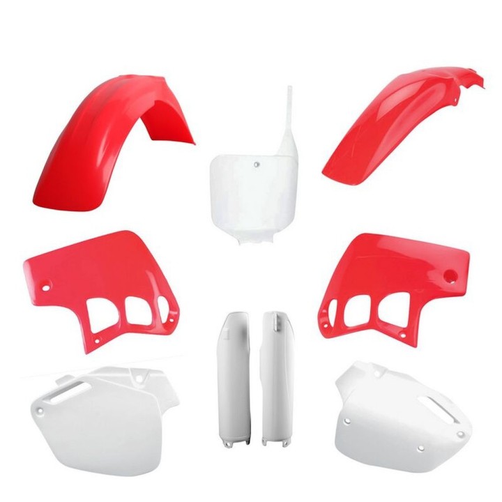 POLISPORT komplet plastików (full kit) honda cr 500 '95-'00 w zestawie tablica przednia (8680800001) i osłony amortyzarorów (83…