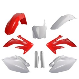 POLISPORT komplet plastików (full kit) honda crf 250R '09 w zestawie tablica przednia (8657500002) i osłony amortyzarorów (8351…