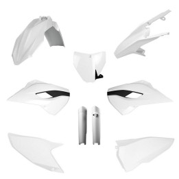 POLISPORT komplet plastików (full kit) husqvarna tc/fc '14 w zestawie tablica przednia (8672200001) i osłony amortyzarorów (839…