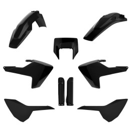 POLISPORT komplet plastików (full kit) husqvarna te/fe tpi '17-'19 w zestawie tablica przednia (8666900002) i osłony amortyzaro…