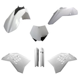 POLISPORT komplet plastików (full kit) ktm sx/sx-f/xc-f '08-'10 w zestawie tablica przednia (8664400007) i osłony amortyzatorów…