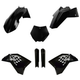 POLISPORT komplet plastików (full kit) ktm sx/sx-f/xc-f '08-'10 w zestawie tablica przednia (8664400002) i osłony amortyzatorów…