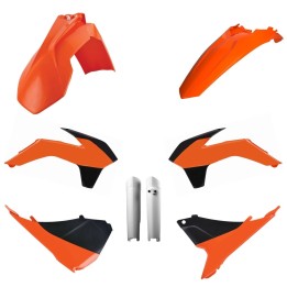 POLISPORT komplet plastików (full kit) ktm exc/exc-f '14-'15 w zestawie osłony amortyzatorów (8398500002)