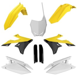 POLISPORT komplet plastików (full kit) suzuki rmz 250 '19-'26; rmz 450 '18-'26 w zestawie tablica przednia (8666100002) i osłon…