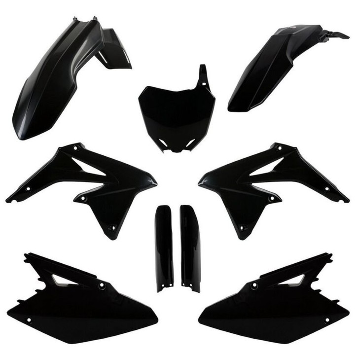 POLISPORT komplet plastików (full kit) suzuki rmz 450 '08-'17 w zestawie tablica przednia (8659300003) i osłony amortyzarorów (…