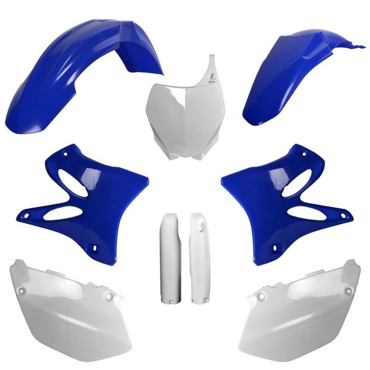 POLISPORT komplet plastików (full kit) yamaha yz 125/250 '06-'07 w zestawie tablica przednia (8658100001) i osłony amortyzaroró…
