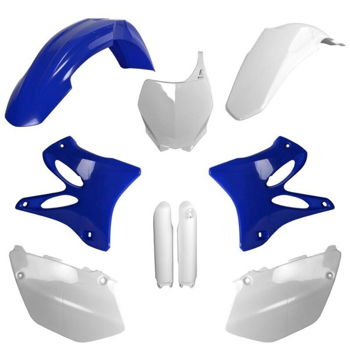 POLISPORT komplet plastików (full kit) yamaha yz 125/250 '08-'14 w zestawie tablica przednia (8658100001) i osłony amortyzaroró…