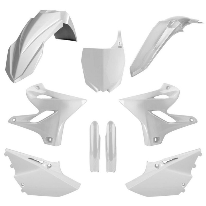 POLISPORT komplet plastików (full kit) yamaha yz 125/250 '15-'21 w zestawie tablica przednia (8678400001) i osłony amortyzaroró…