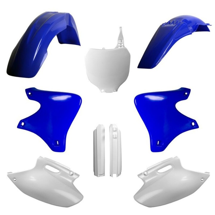 POLISPORT komplet plastików (full kit) yamaha yz 250F '01-'02 w zestawie tablica przednia (8658000001) i osłony amortyzarorów (…