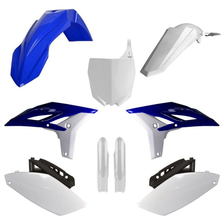 POLISPORT komplet plastików (full kit) yamaha yz 250F '10-'13 w zestawie tablica przednia (8678400001) i osłony amortyzarorów (…