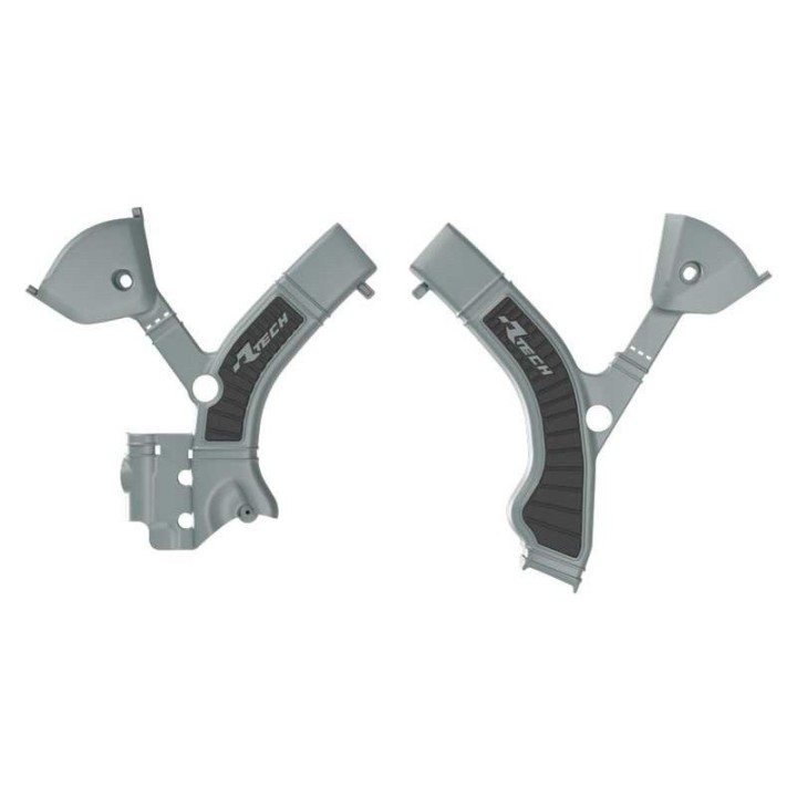 Plastiki i naklejki RACETECH (rtech) osłony ramy (komplet) bi-material super grip triumph tf 250 x / 450 rc '24-'26