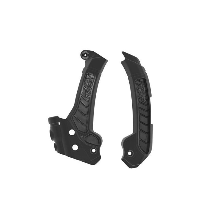 Plastiki i naklejki RACETECH (rtech) osłony ramy (komplet) bi-material super grip husqvarna fc 250 / 450 '22-23, fs 450 '23-24,…