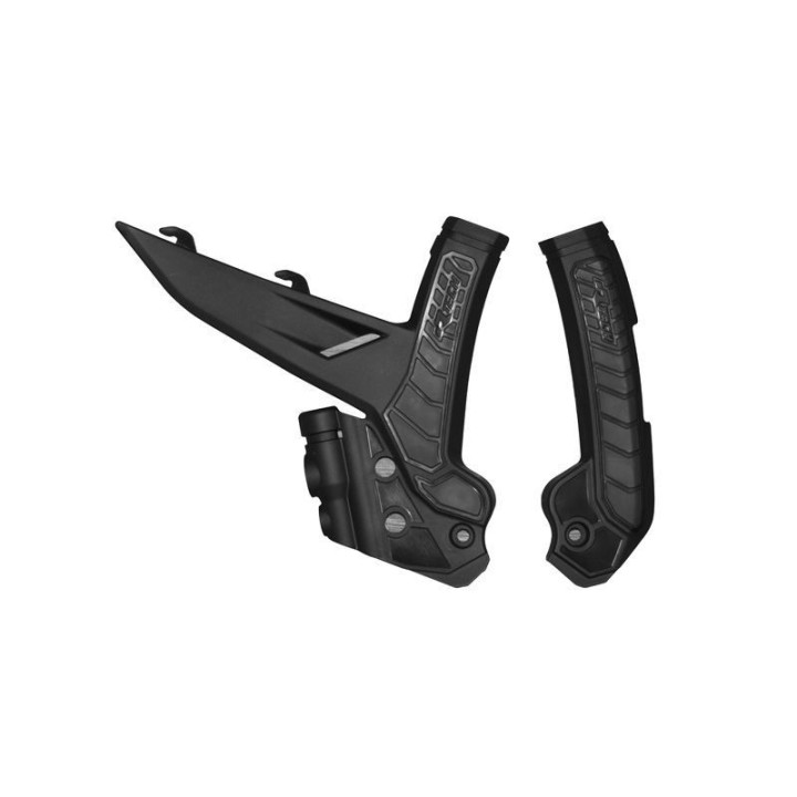 Plastiki i naklejki RACETECH (rtech) osłony ramy (komplet) bi-material super grip ktm EXC / excf 150 / 250 / 300 / 450 / 500 '2…