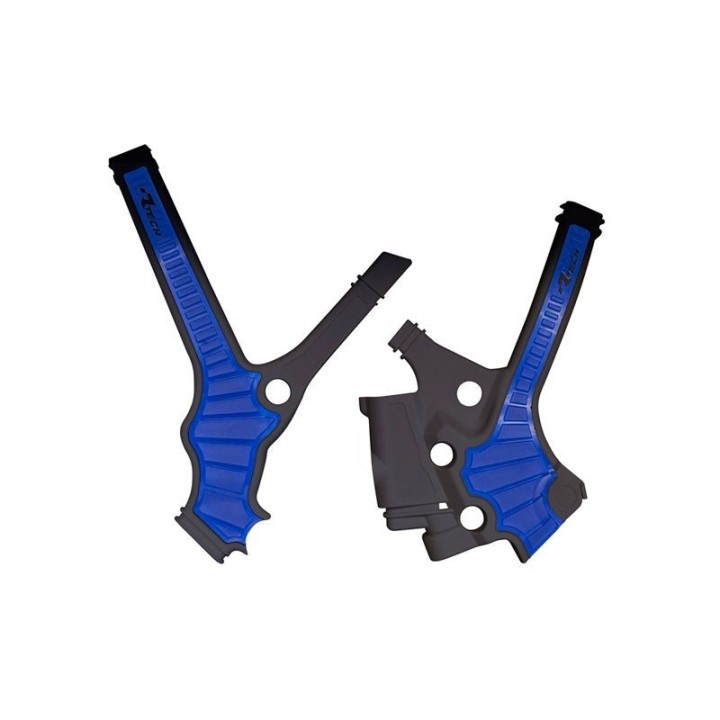 Plastiki i naklejki RACETECH (rtech) osłony ramy (komplet) bi-material super grip yamaha yz 85 '22-'24