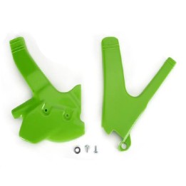 Plastiki i naklejki UFO osłony ramy kawasaki kdx 200 '90-'94