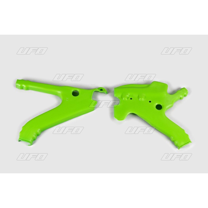 Plastiki i naklejki UFO osłony ramy kawasaki kx 125/250 '91